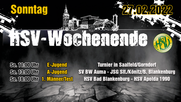 Read more about the article HSV Bad Blankenburg testet Thüringen-Derby