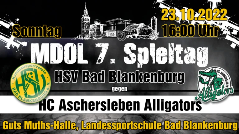 Mehr über den Artikel erfahren HSV Bad Blankenburg vor richtungsweisenden Mittelfeld-Duell