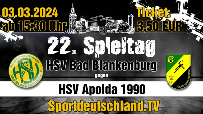 Read more about the article HSV Bad Blankenburg lädt zum Thüringen-Derby