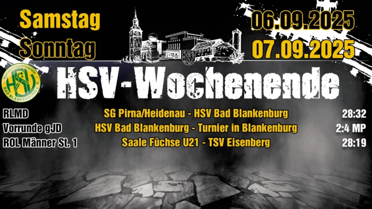 Mehr über den Artikel erfahren Erfolgreiches Handball‑Wochenende: Erste siegt auswärts – D‑Jugend und U21 punkten daheim