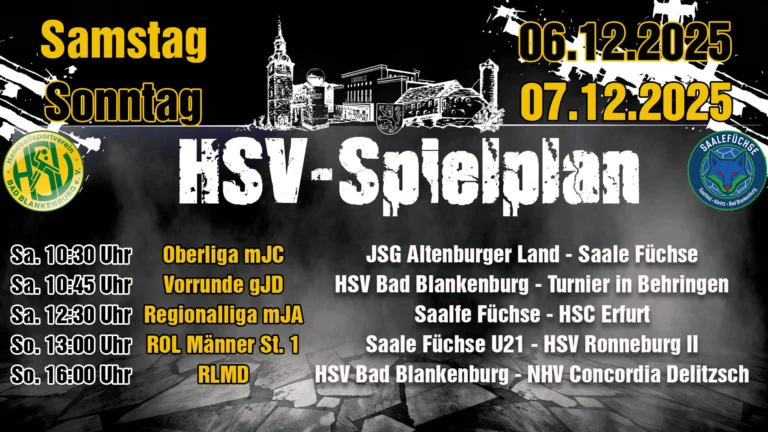 Mehr über den Artikel erfahren Spitzenspiele und Nachwuchsduelle: Die Vorschau auf das Handballwochenende