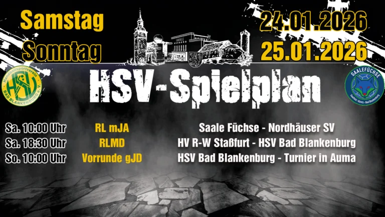 Mehr über den Artikel erfahren Spieltag voraus – So gehen unsere Mannschaften in ihre nächsten Partien